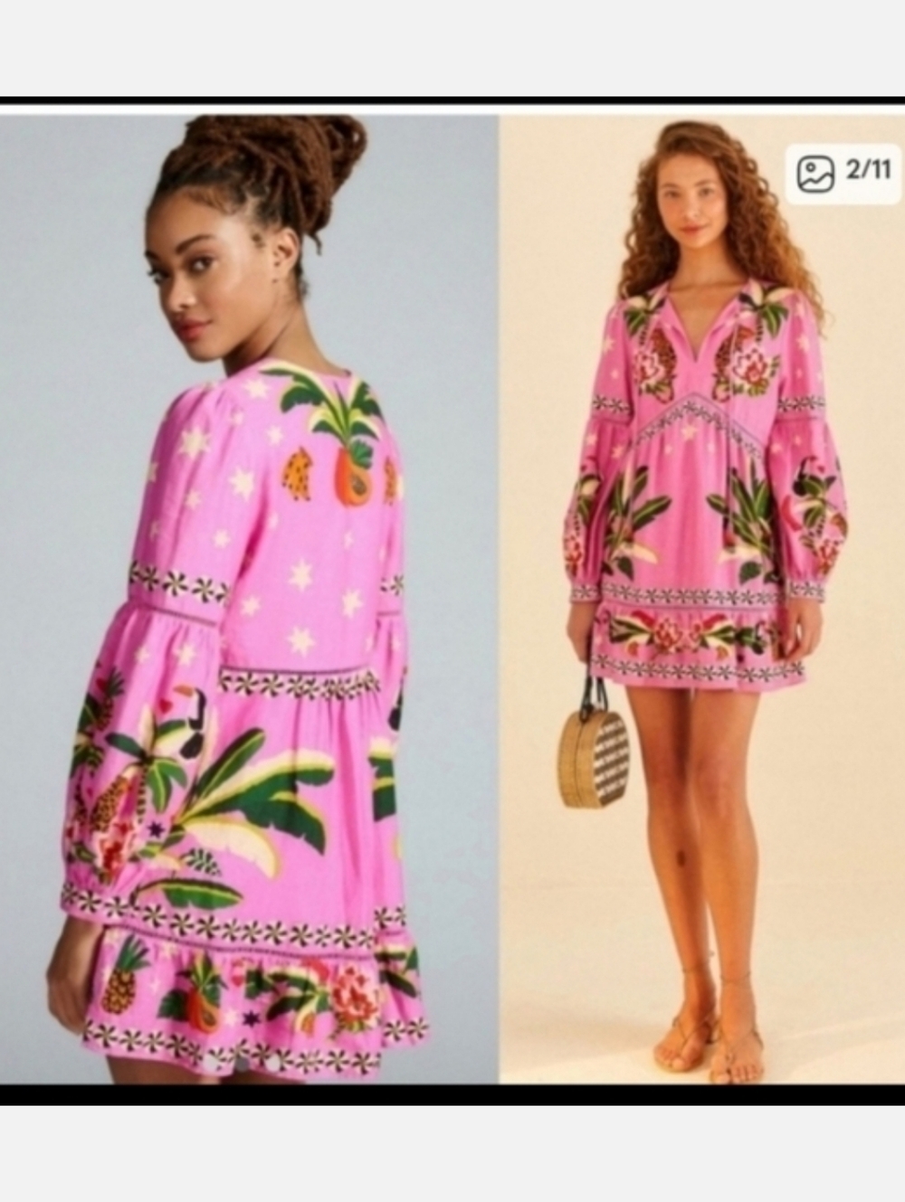 Farm Rio Leopard Minidress - Picture 5 of 6